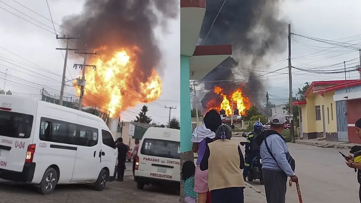Explotan pipas de gas LP en Tepeaca, Puebla: el epicentro del huachigas