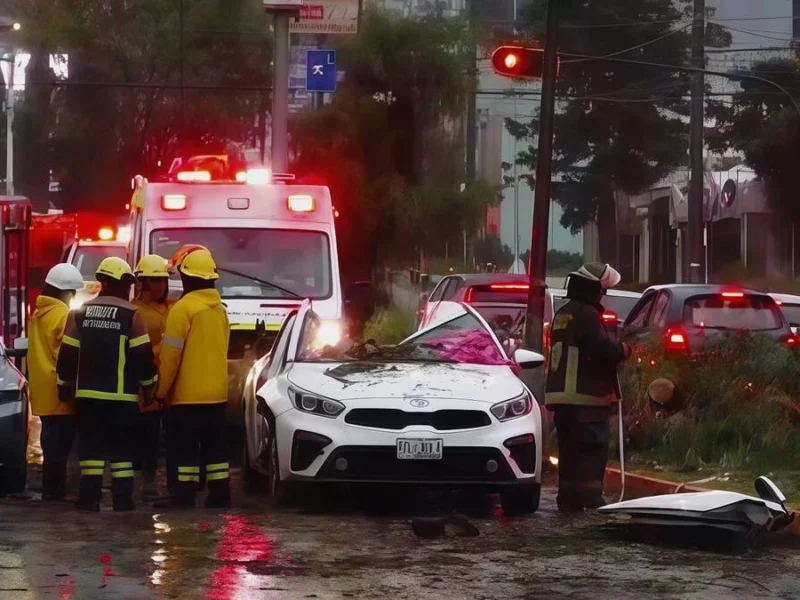 Lluvia derriba árboles y deja un muerto en la ciudad de Puebla