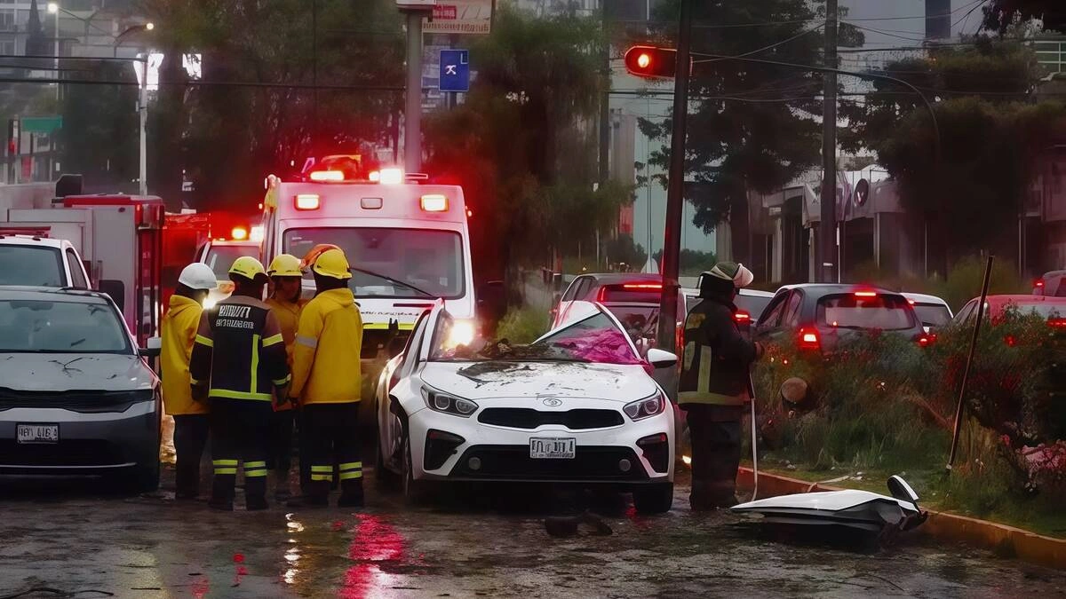 Lluvia derriba árboles y deja un muerto en la ciudad de Puebla