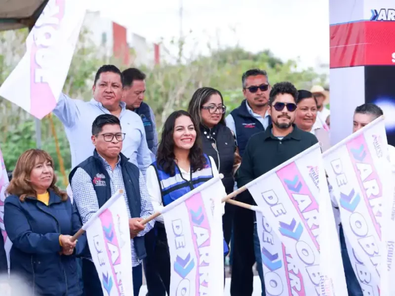 Consolida Lupita Cuautle la infraestructura básica en San Andrés Cholula