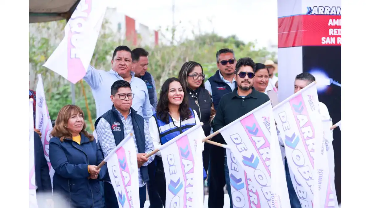 Consolida Lupita Cuautle la infraestructura básica en San Andrés Cholula