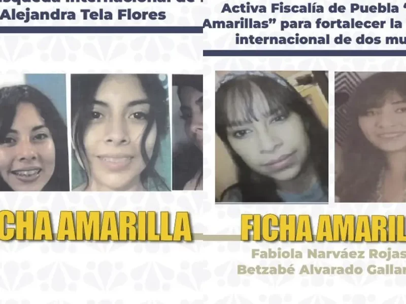 Interpol ya busca a tres poblanas desaparecidas: Betzabé, Fabiola y Karla