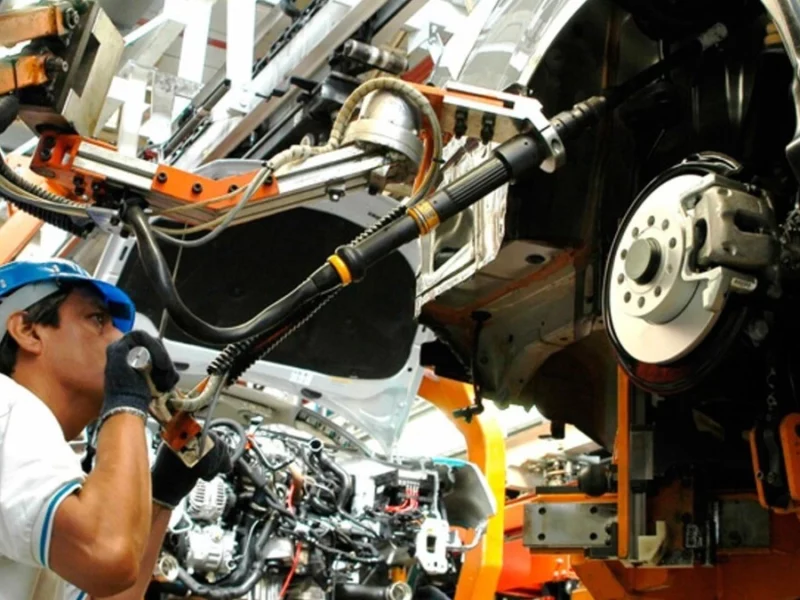 Manufactura sostiene la actividad industrial de Puebla