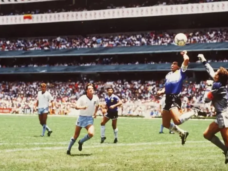 Hoy fue el día en el que Diego Maradona hizo el famoso gol de la “Mano de Dios”