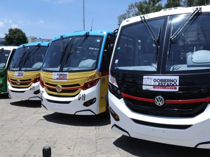 Avanza modernización del transporte en Puebla con nuevas unidades y estudio del tren ligero