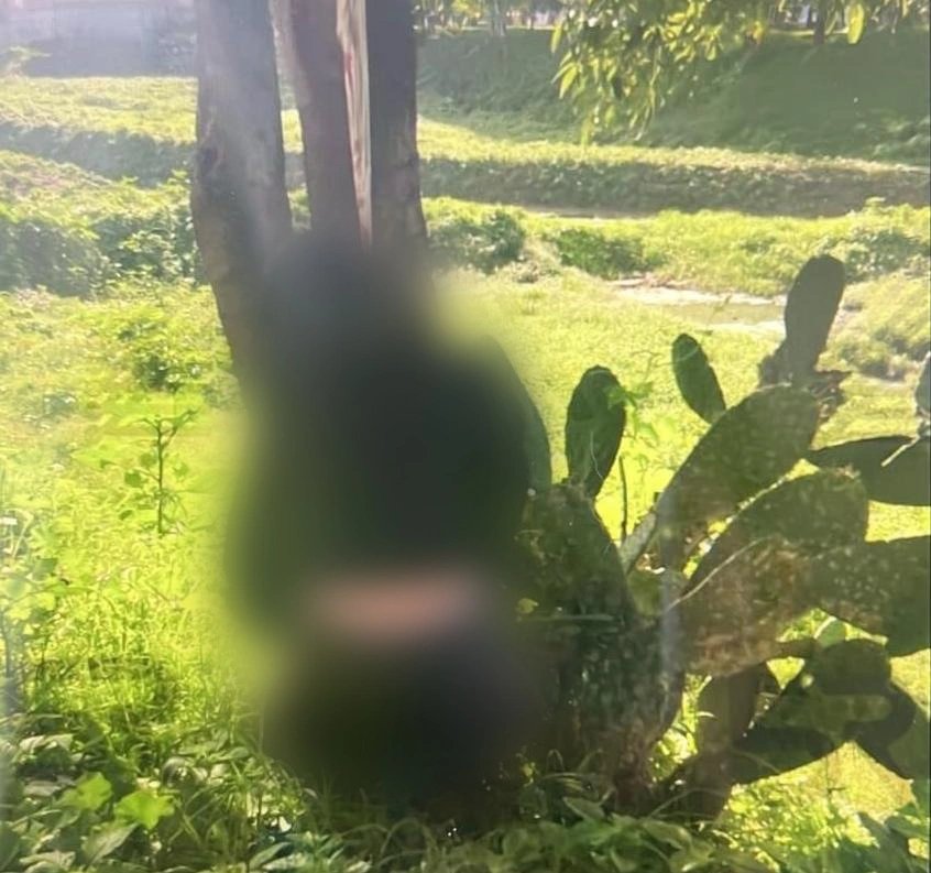 Se calcula que la mujer hallada colgada a un costado del Puente Negro tiene entre 0 y 45 años. 