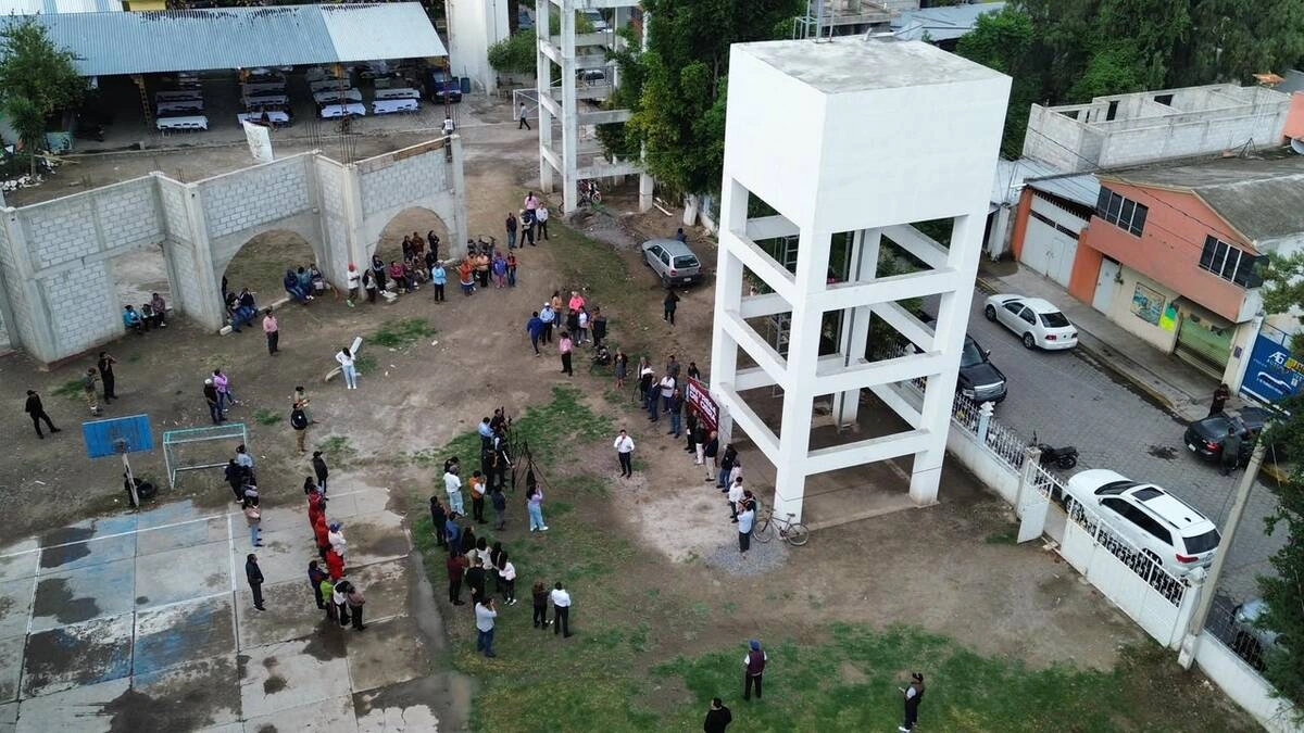 Entregan obra de tanque de agua potable en San Antonio, Tecamachalco