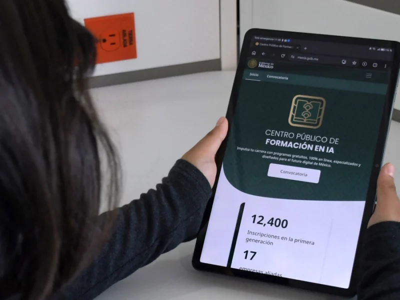 Lanzan convocatoria para cursos de capacitación en inteligencia artificial y habilidades digitales