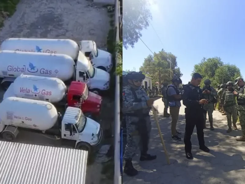 Aseguran inmueble y pipas ligadas a robo de combustible en Tepeaca