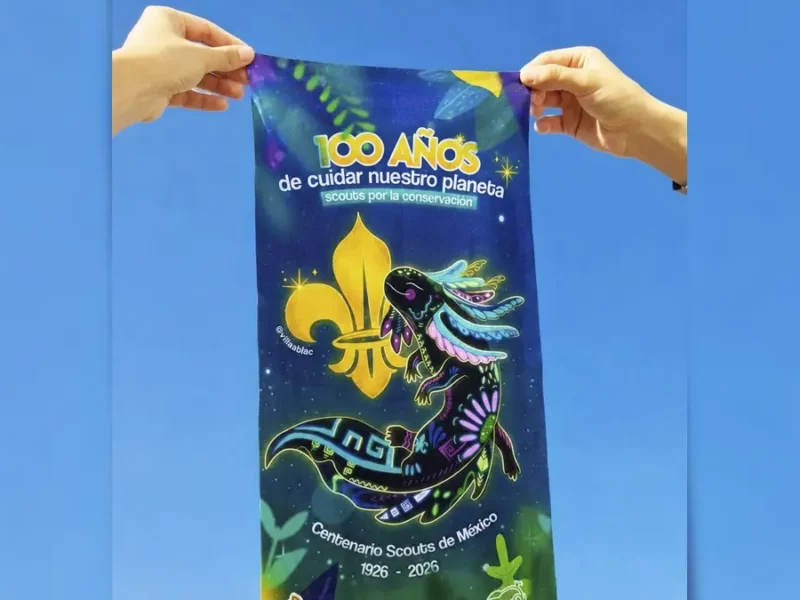 Jóvenes scouts de México promueven campaña de donativos para conservación del ajolote