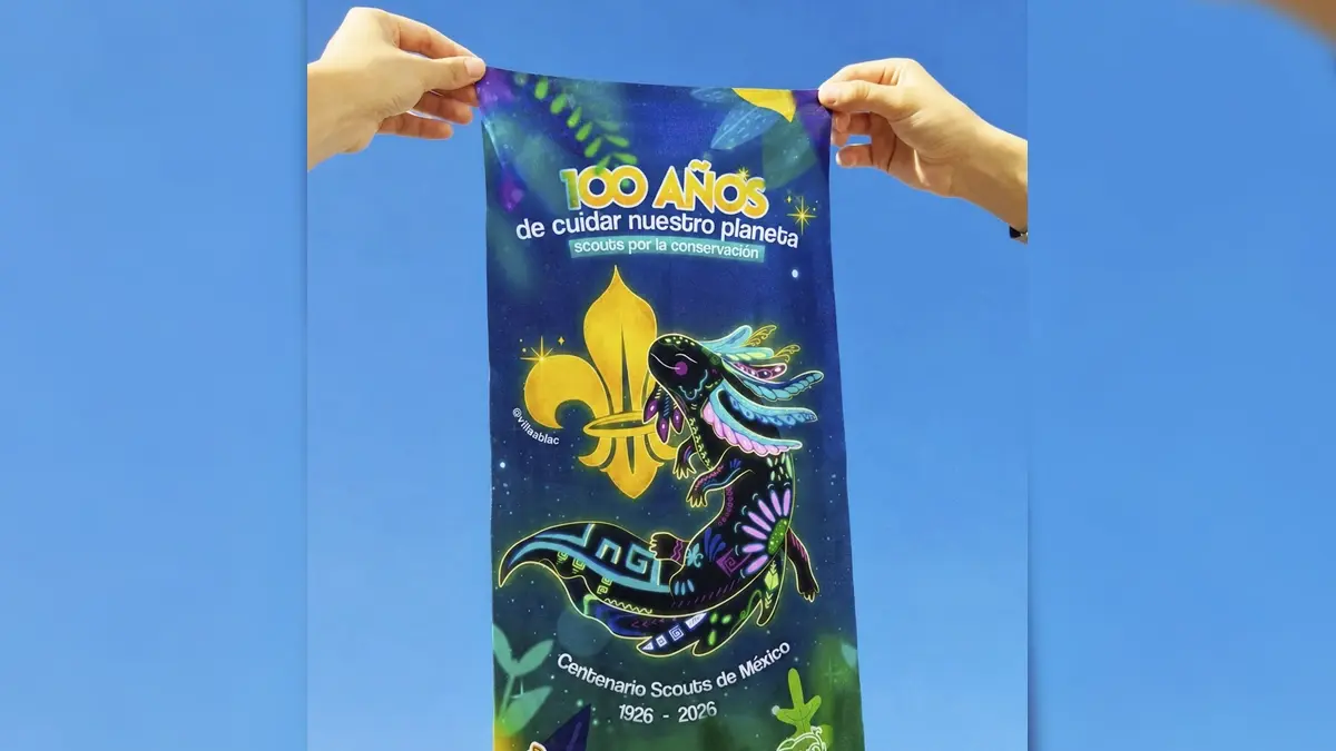 Jóvenes scouts de México promueven campaña de donativos para conservación del ajolote