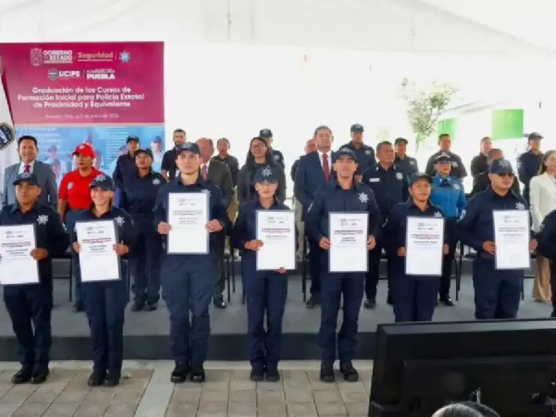 Con policía profesionalizada Gobierno Estatal fortalece la seguridad de las familias