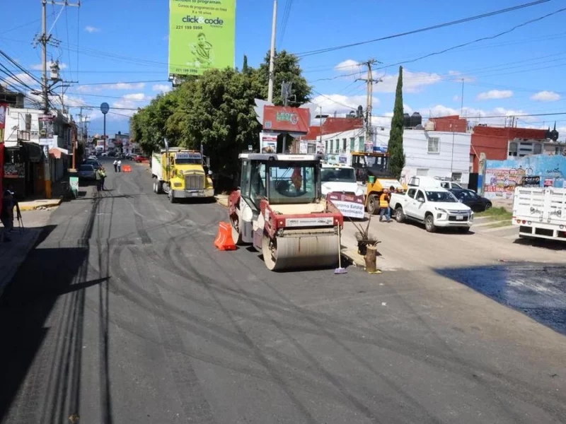 A principios de 2027 estarán listas las 100 vialidades que pavimentará Armenta en Puebla