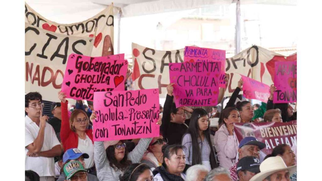 Anuncia Armenta la construcción de un Bachillerato Tecnológico en San Pedro Cholula.