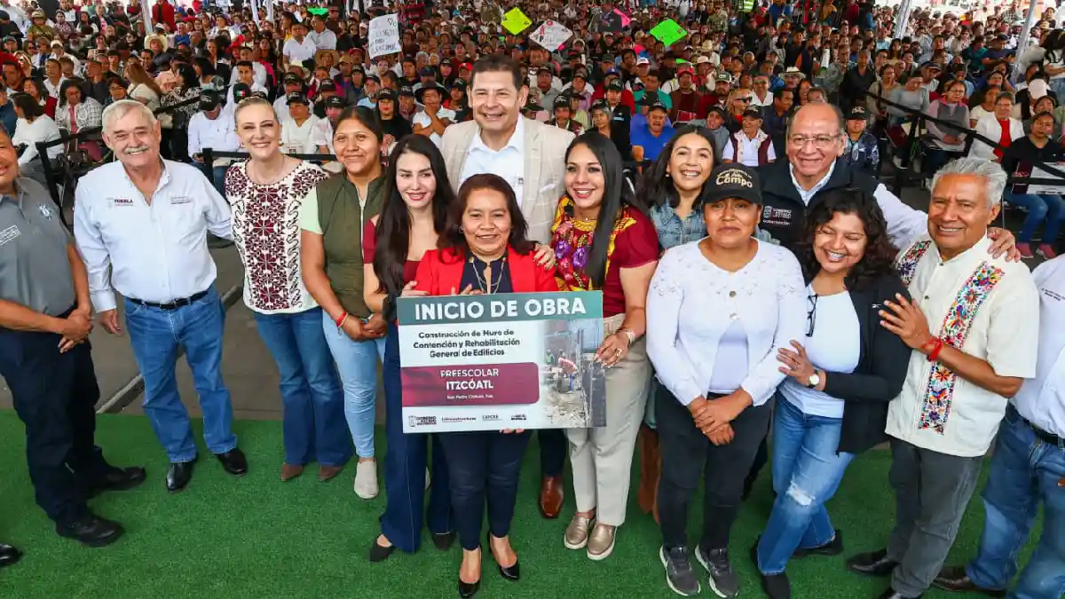 Anuncia Armenta la construcción de un Bachillerato Tecnológico en San Pedro Cholula 