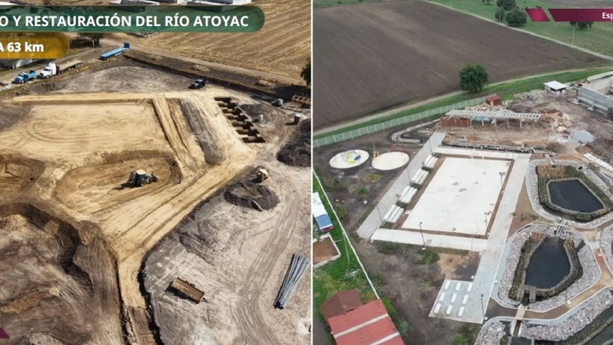 Saneamiento del río Atoyac va al 85%; construyen parque y centro de monitoreo