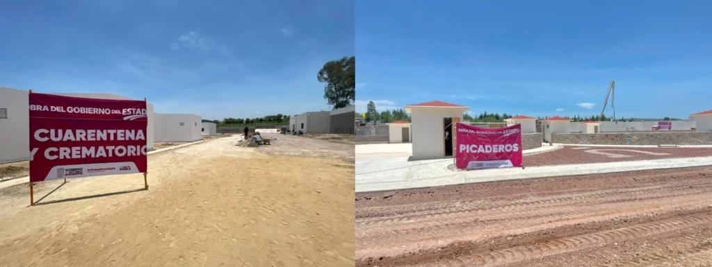 Los servicios básicos como el agua serán garantizados a través de pipas. Además. contarán con biodigestores y planta de emergencia, tinacos para agua de lluvia y jardines secos.