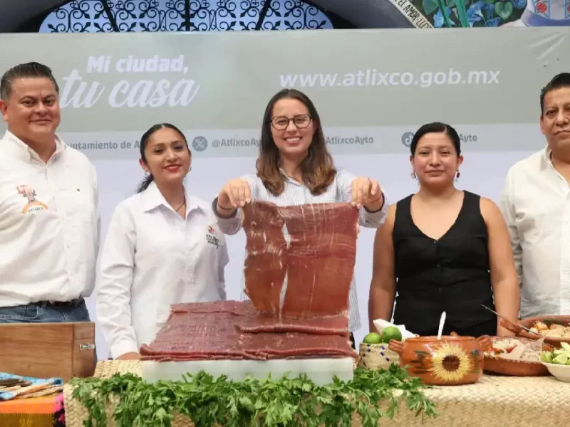 Toneladas de sabor; Lánzate a la Feria de la Cecina en Atlixco