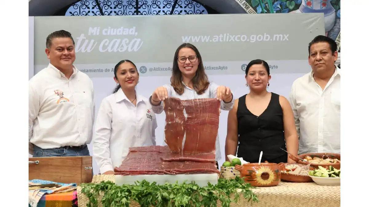 Toneladas de sabor; Lánzate a la Feria de la Cecina en Atlixco