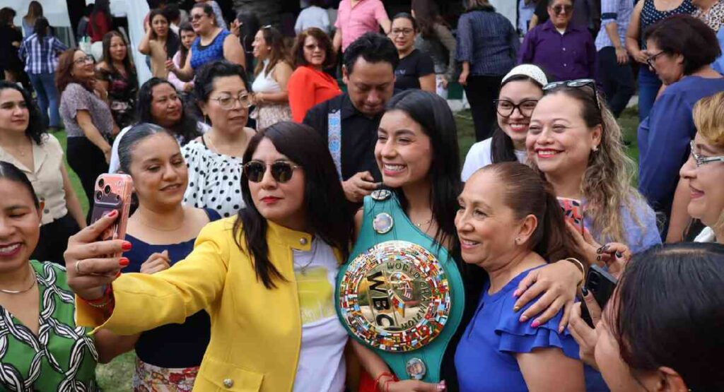 Gaby “La Bonita” Sánchez fortalece alianza con maestras y maestros de la Sección 23 del SNTE para impulsar el futuro de Puebla.