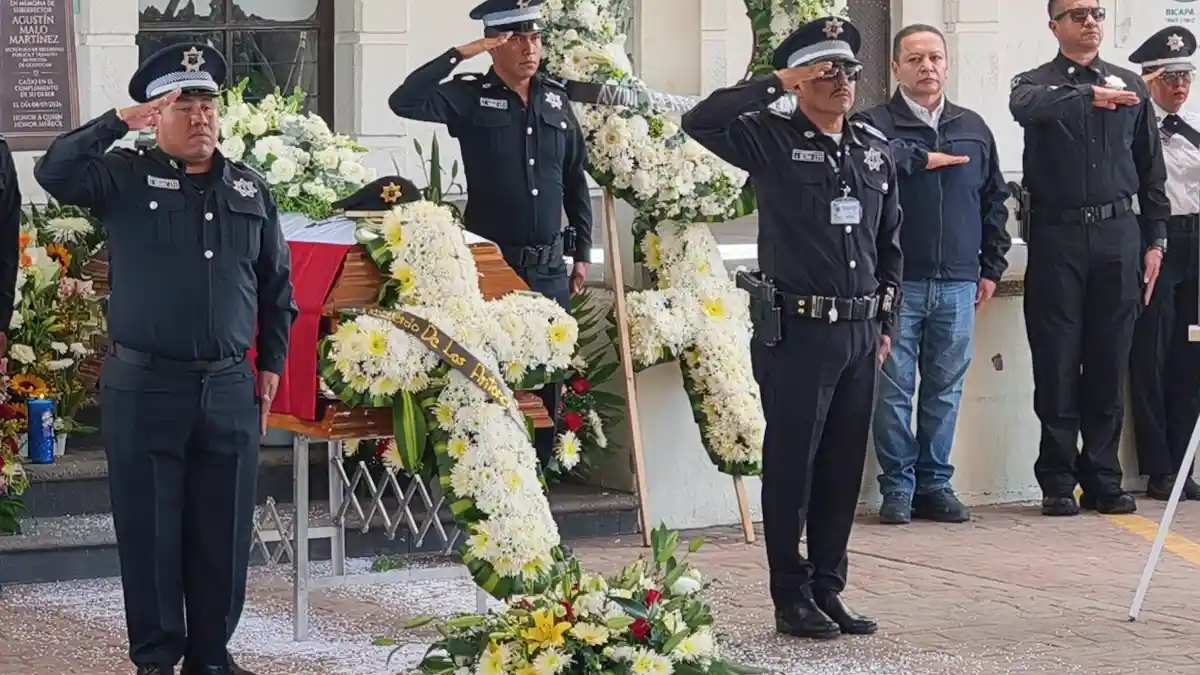 Homenaje del comandante Agustín Malo Martínez en Santa Clara Ocoyucan, Puebla.