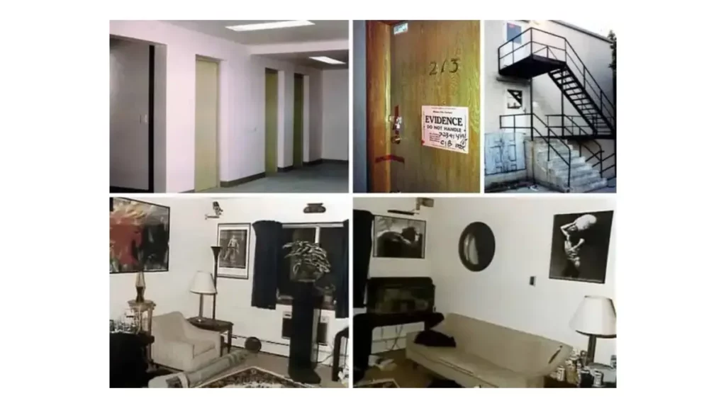 Interior del departamento de Jeffrey Dahmer.