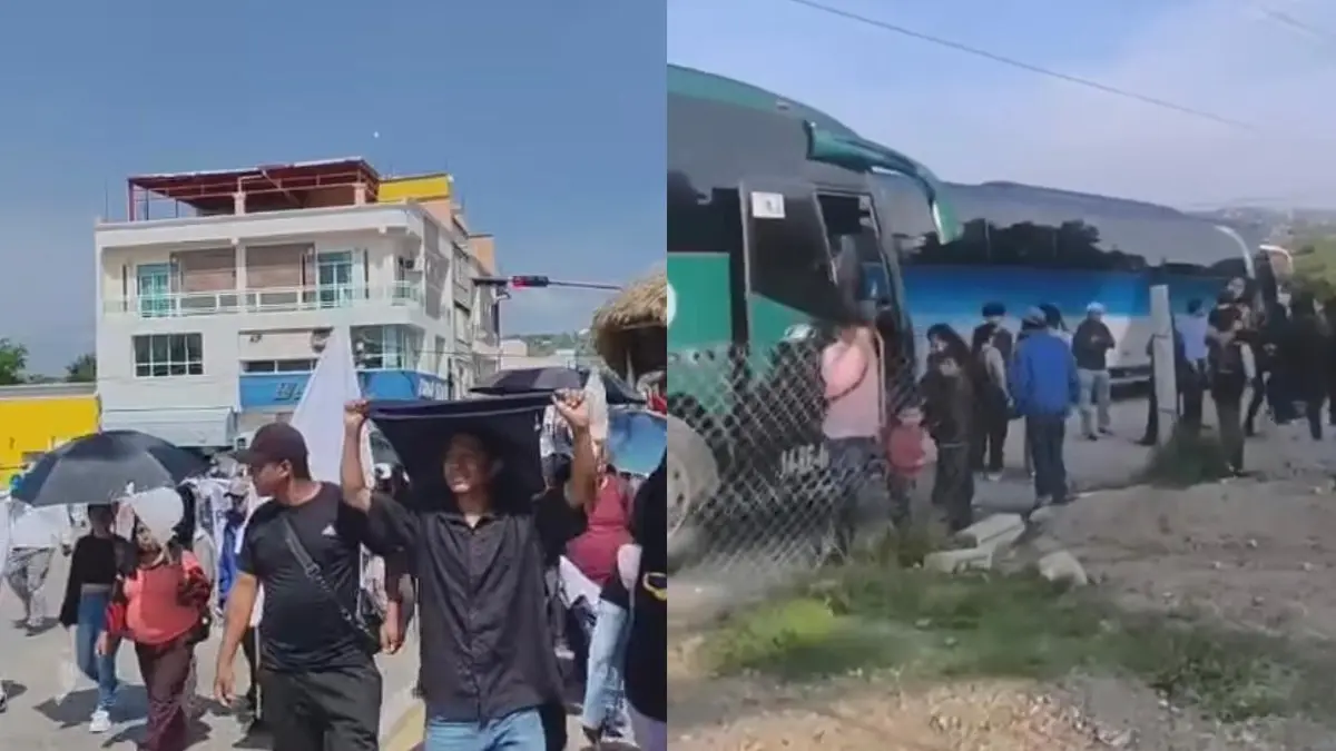 Lupita Bárcenas organiza marcha a su favor… con acarreados de Oaxaca 