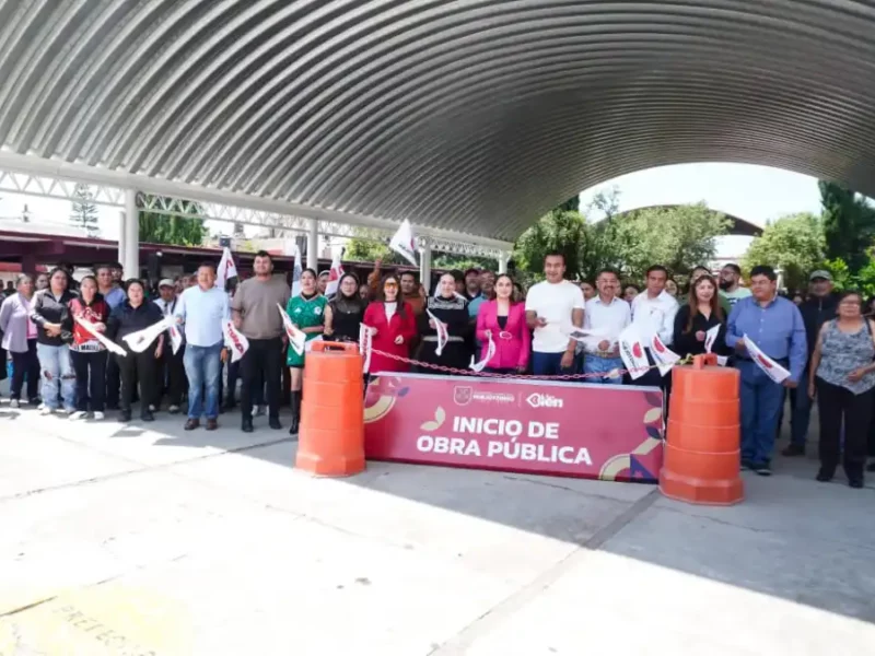 Más infraestructura para Huejotzingo: Roberto Solís da el banderazo a nuevo domo escolar en la secundaría Plutarco Elías Calles