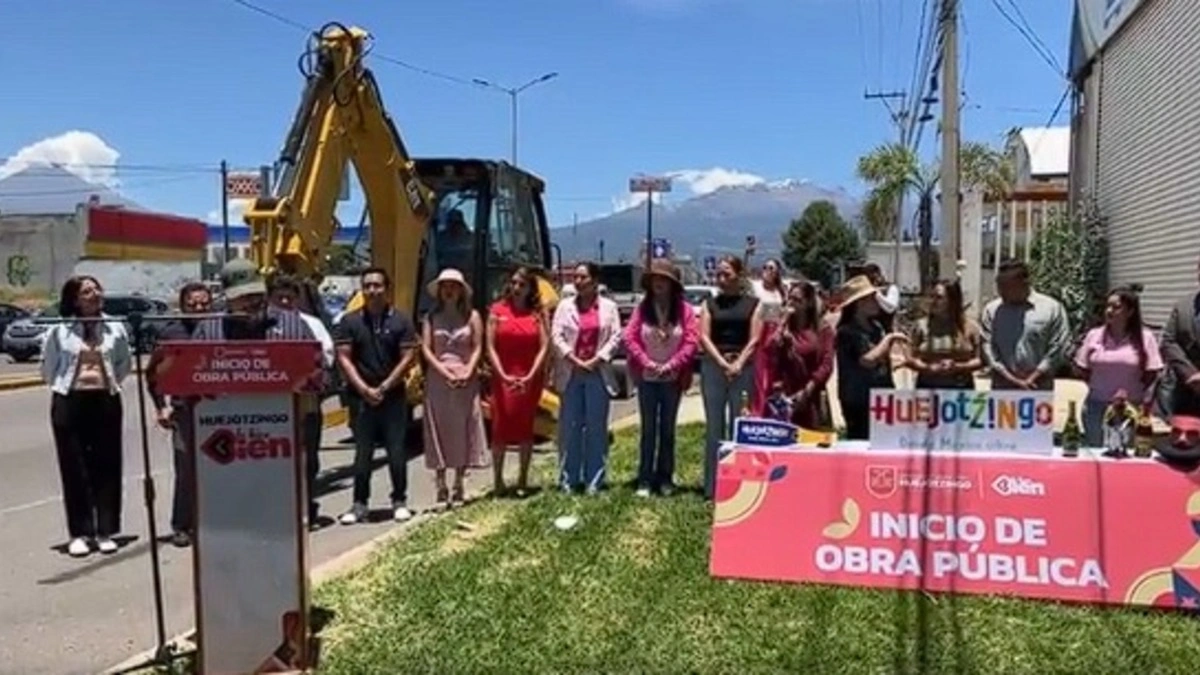 Dan banderazo a la construcción de arcos de identidad en Huejotzingo