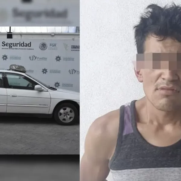 Cae integrante de la banda del carro blanco que roba autopartes en Puebla