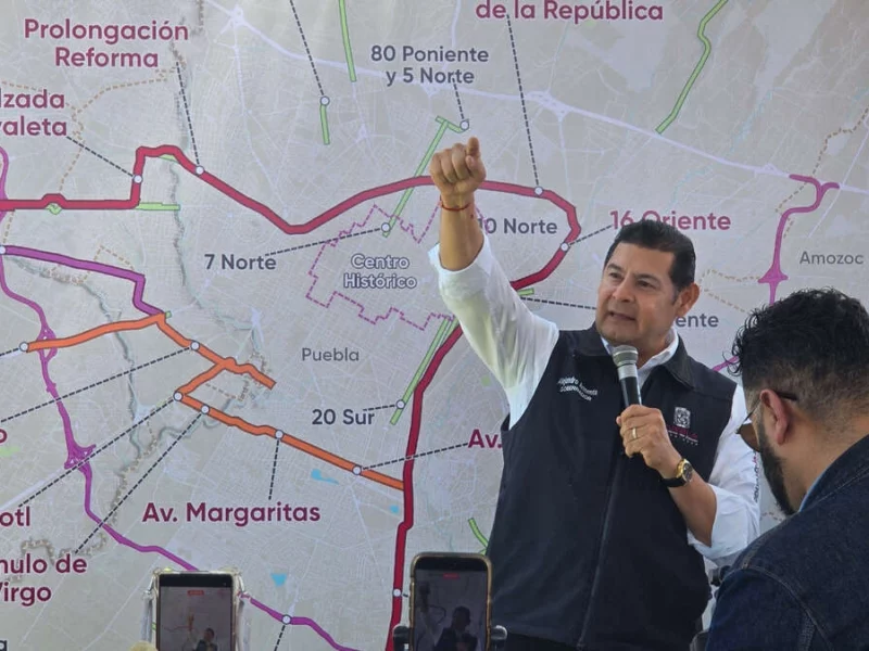 Pavimentaremos 53 mil calles en la capital y todas las carreteras de Puebla: Armenta 
