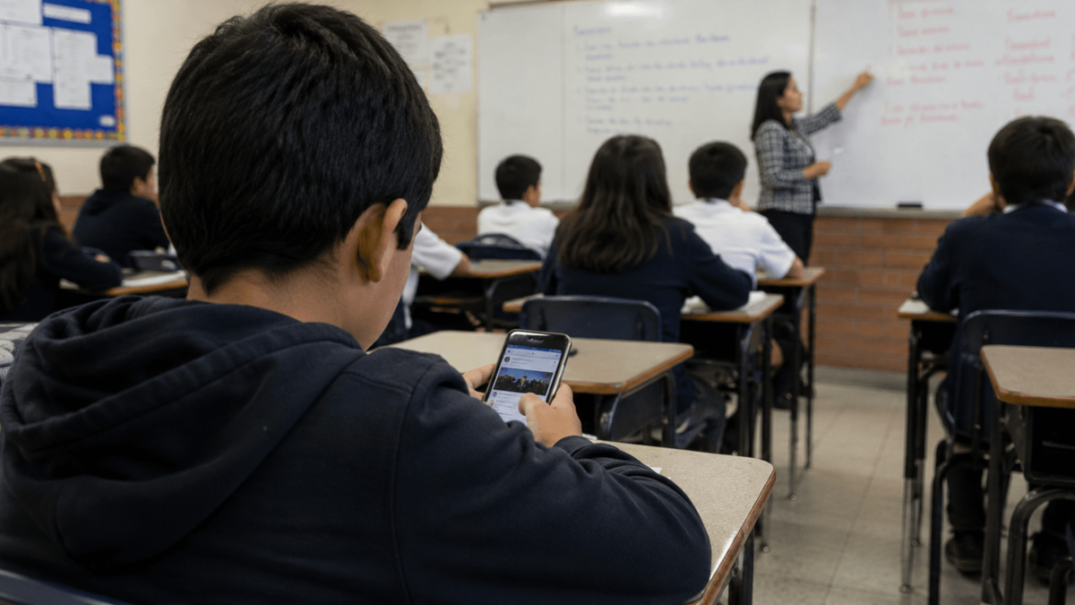 Regulación de celulares en aulas: en Puebla, los juegos y redes sociales son el principal uso