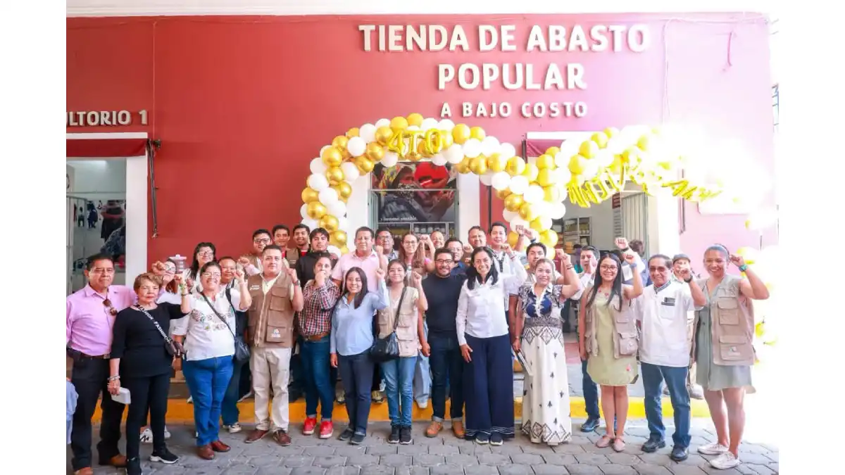 Ariadna Ayala celebra 4 años de la tienda de abasto popular, programa que apoya a las familias Atlixquenses
