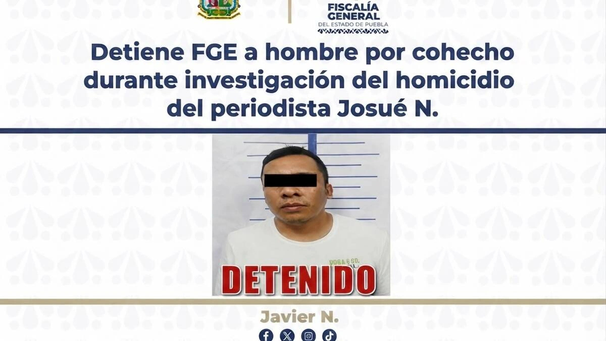 Detienen al edil de San Lucas Atoyatenco por el homicidio de periodista en Texmelucan
