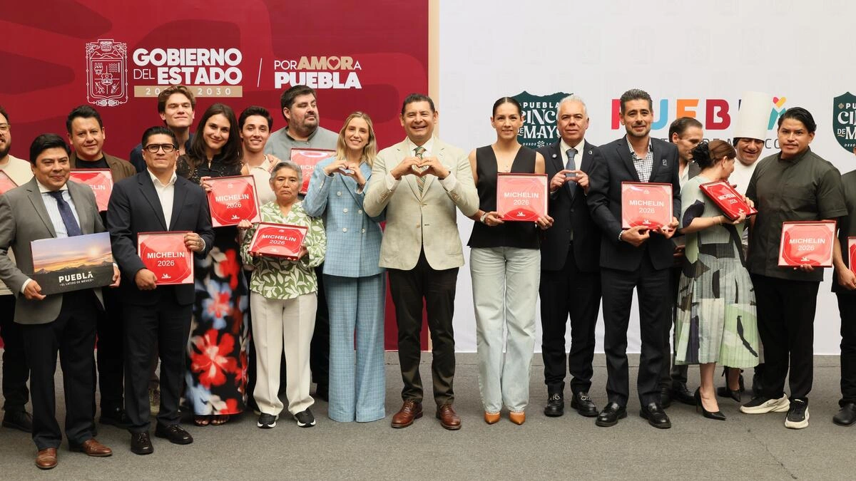 Reconoce Gobierno de Puebla a restaurantes distinguidos por la Guía Michelin México 2026