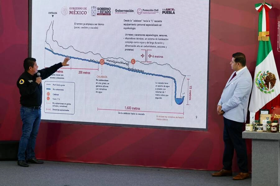 El guía que llevó a la familia Peña a una gruta en Cuetzalan no estaba certificado, reveló la Segob estatal.