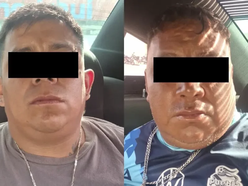 Atrapan a dos por vender autopartes robadas por Facebook en Puebla