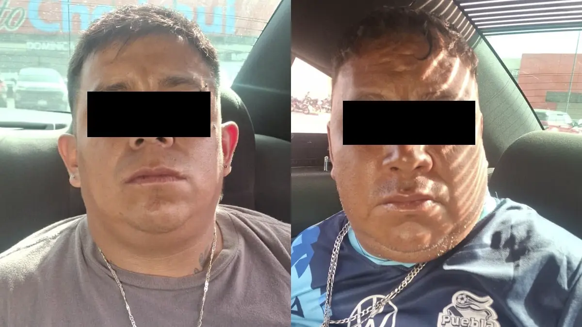 Atrapan a dos por vender autopartes robadas por Facebook en Puebla