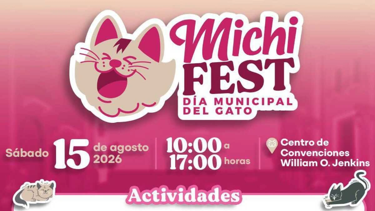 Llega a Puebla el primer Michi Fest 2026: fecha y actividades