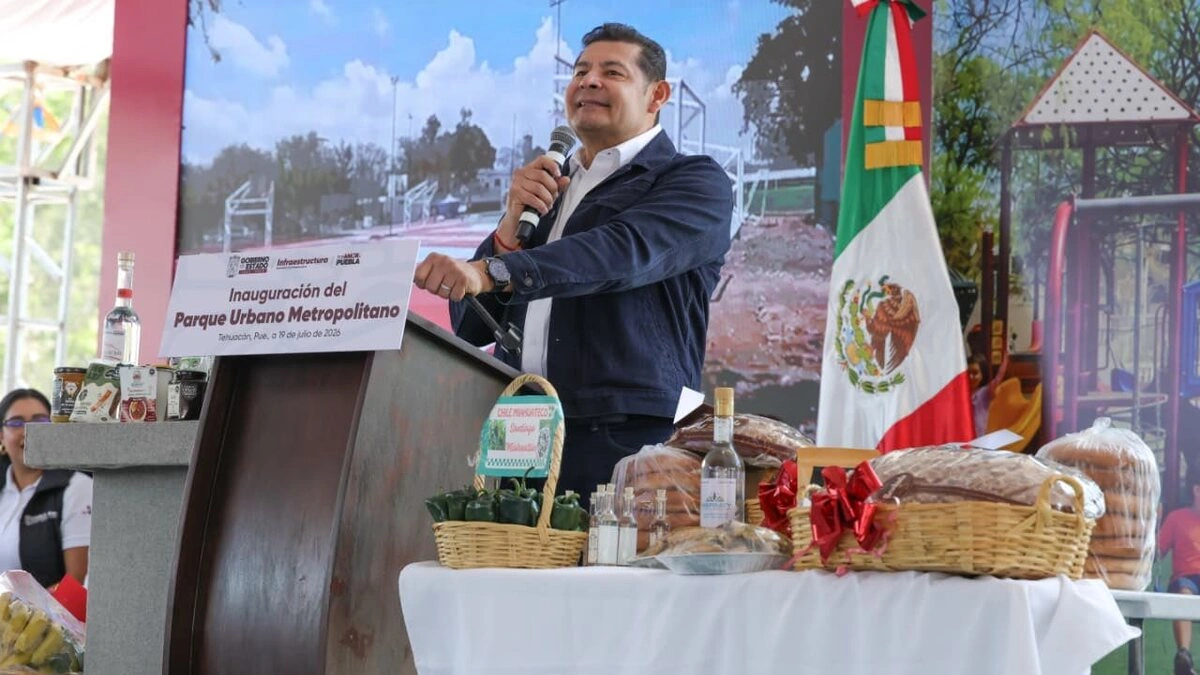 Armenta inaugura el Parque Metropolitano y anuncia nuevas obras para Tehuacán