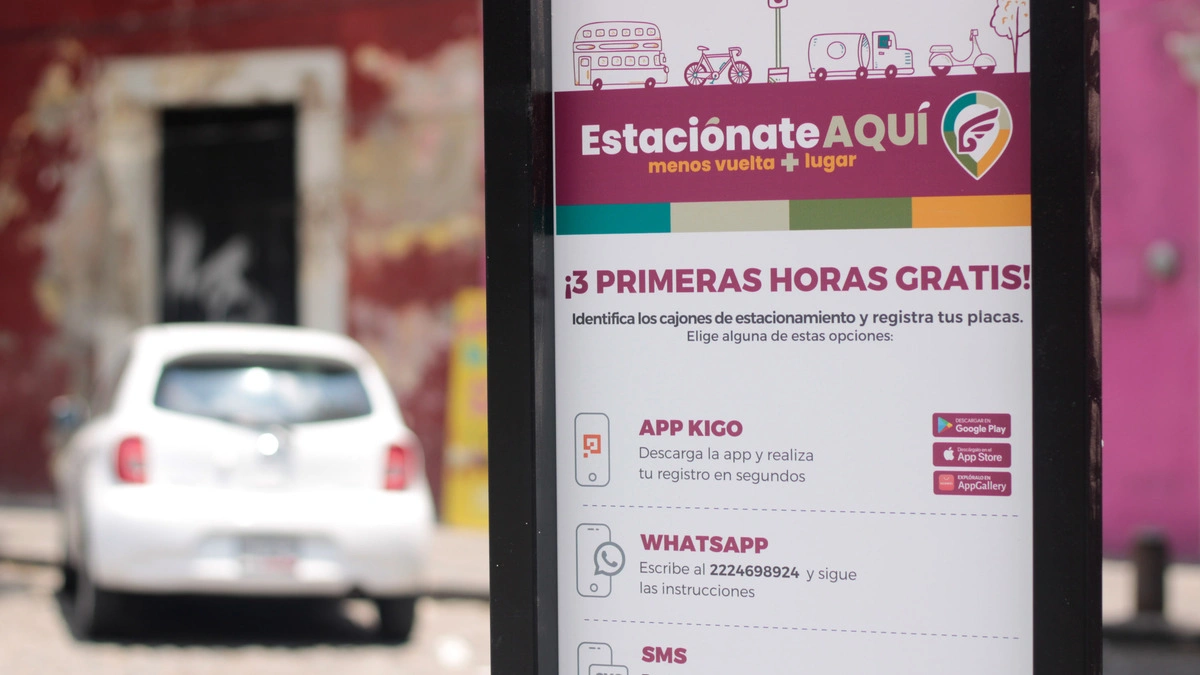 En junio de 2026, aumentó 40.6% el uso de los parquímetros en Puebla