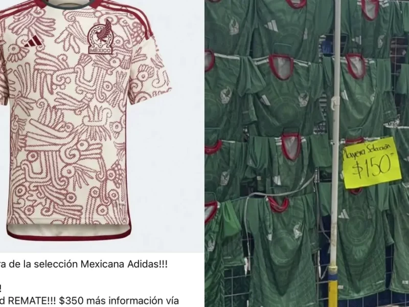 Tras derrota, rematan playeras clones de la Selección Mexicana en Puebla  