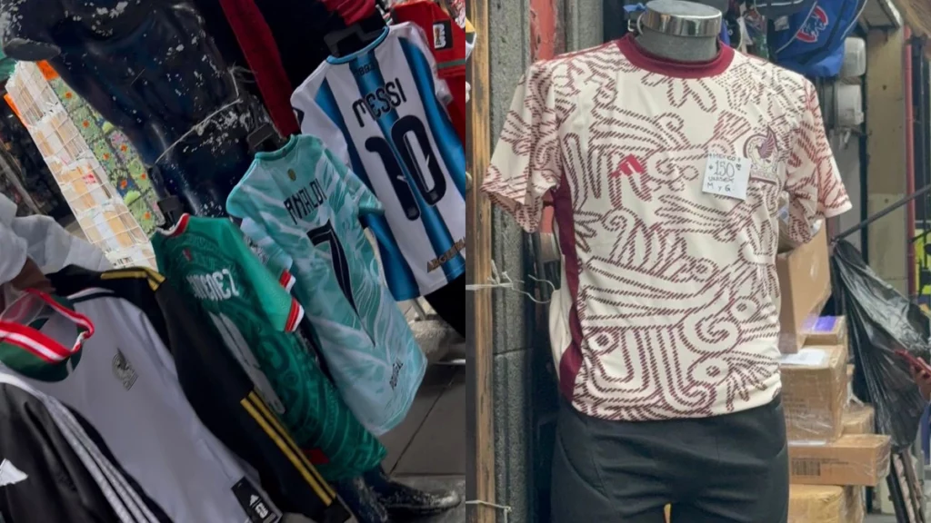 Tras la eliminación del Mundial, ya rematan las playeras de la Selección Mexicana en Puebla . 