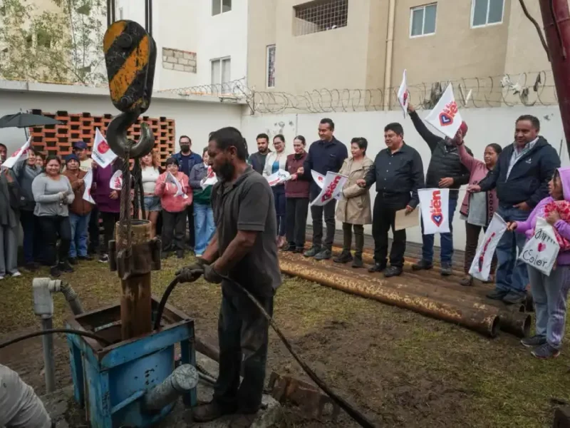 Roberto Solís arranca rehabilitación del pozo no. 1 en Huejotzingo; garantizará agua continua y de calidad en fraccionamientos