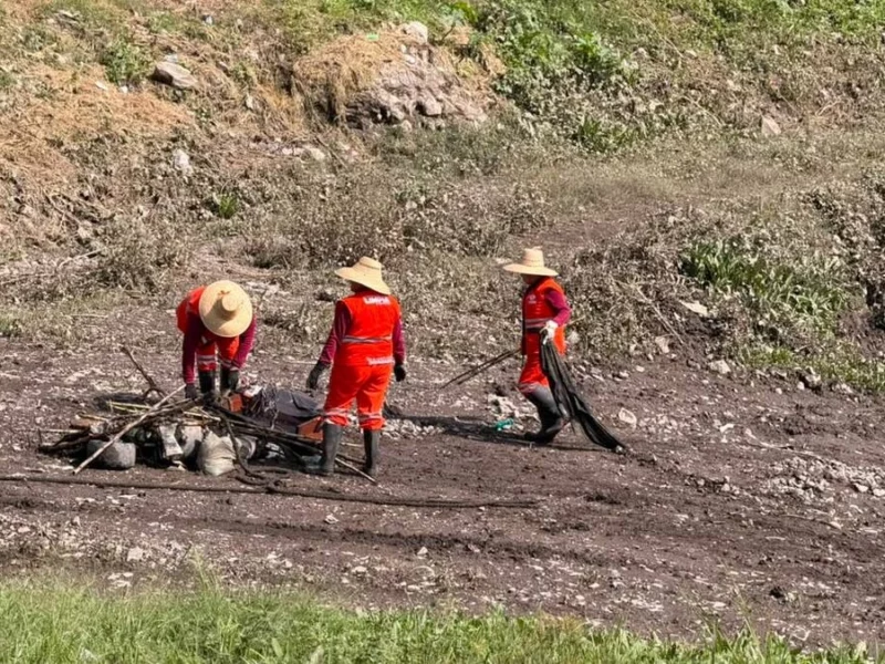 Van 90.3 toneladas de residuos sólidos retirados de barrancas y ríos en Puebla capital